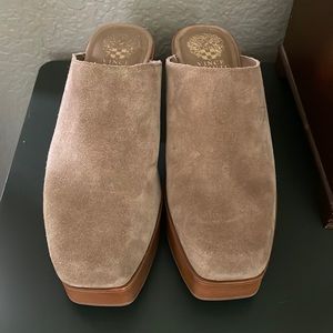 Vince Camuto Suede Clogs